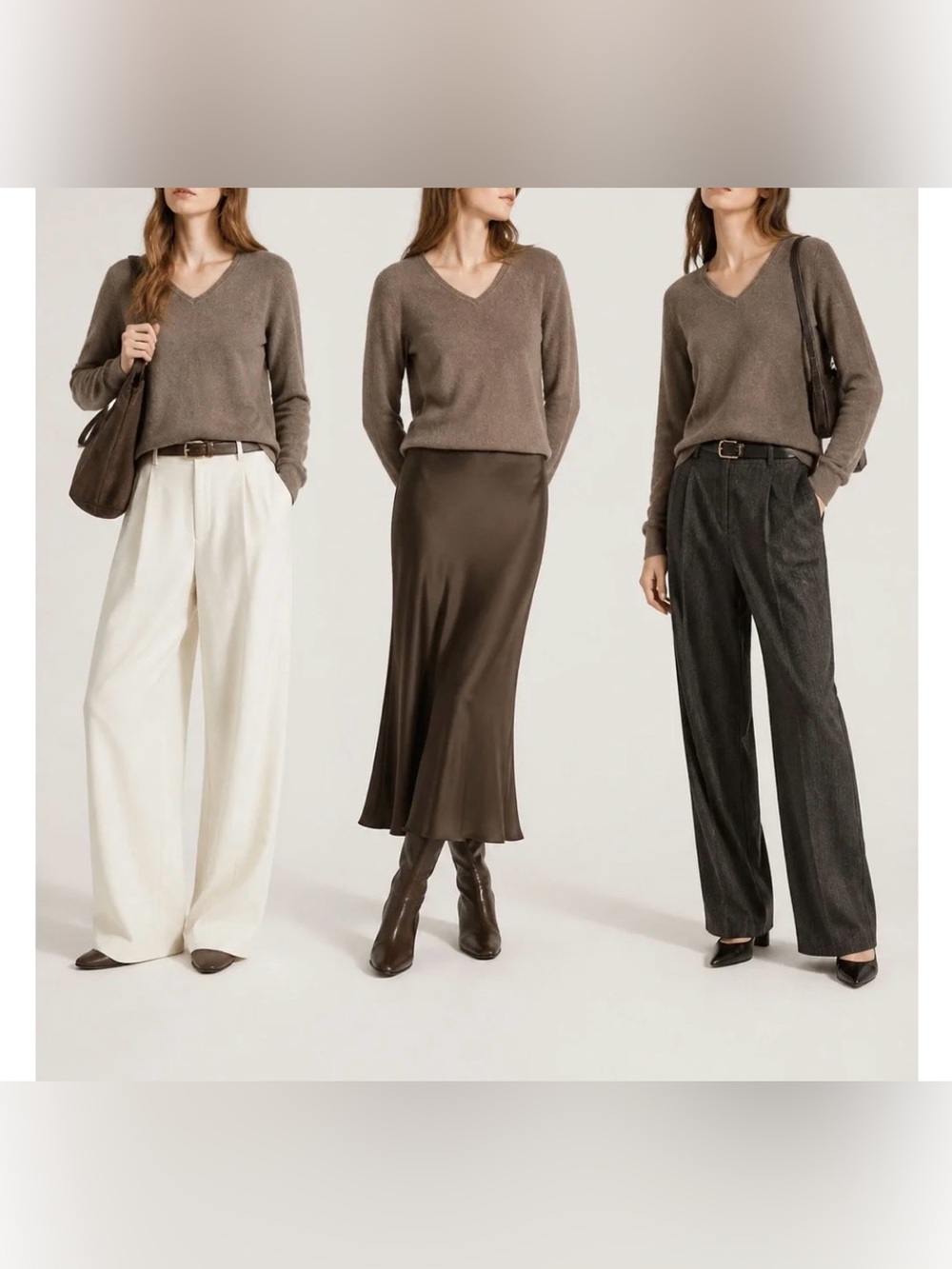 Cashmere By Charter Club Women’s Long Sleeve 2 Ply Cashmere V-Neck Sweater SizeM